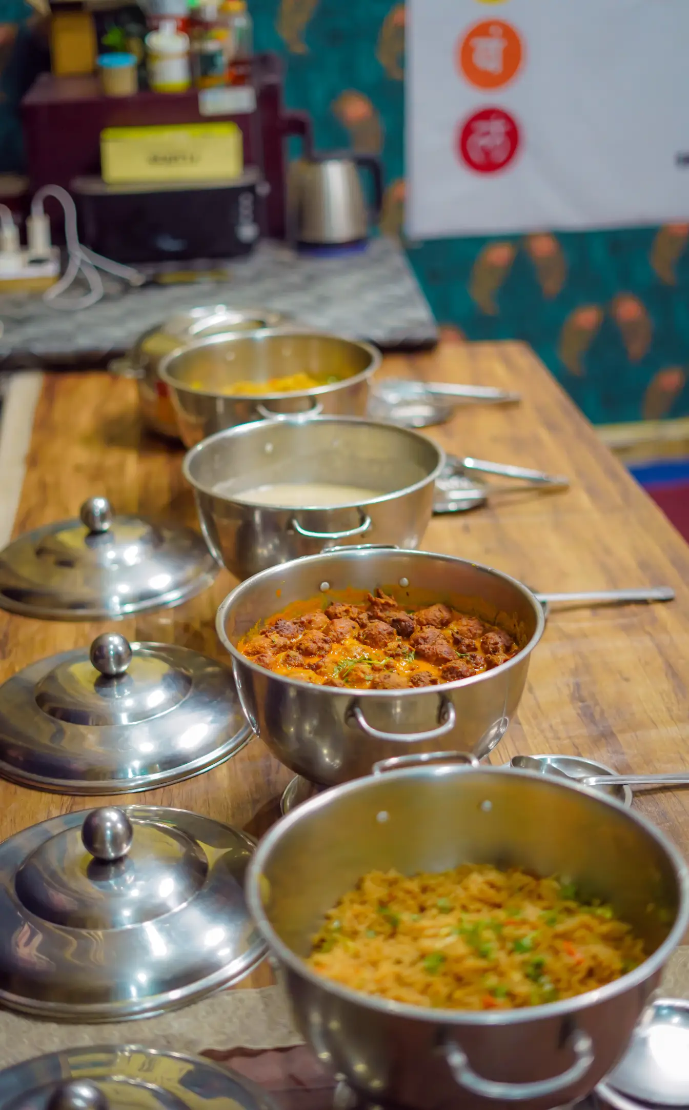 Vegetarian sattvic meals at 8 Limbs Yoga School
