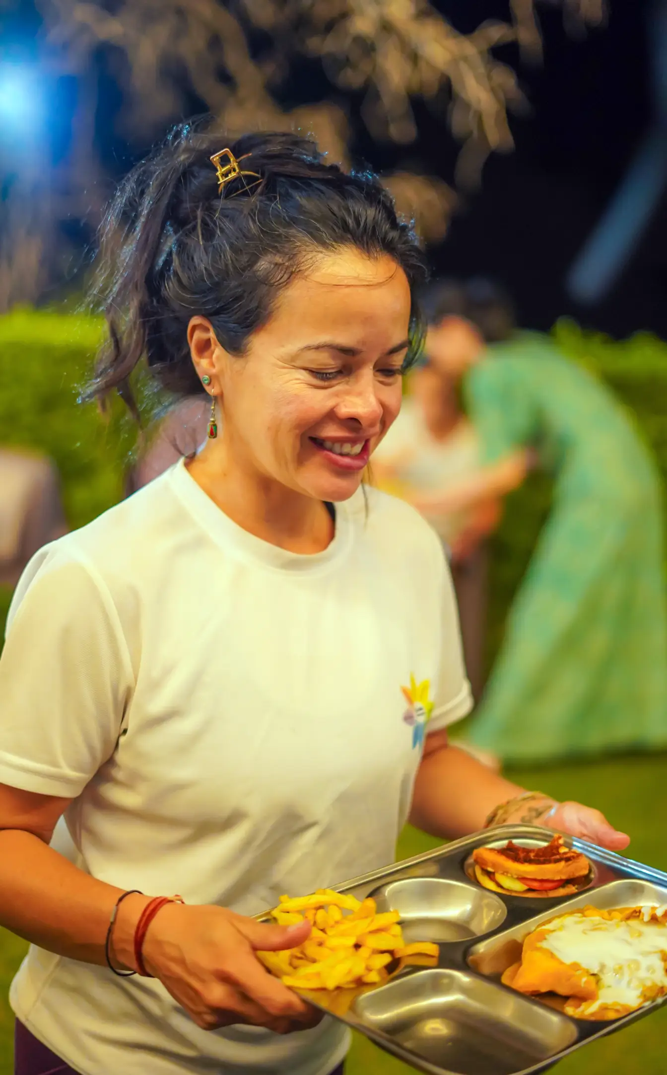 Vegetarian sattvic meals at 8 Limbs Yoga School