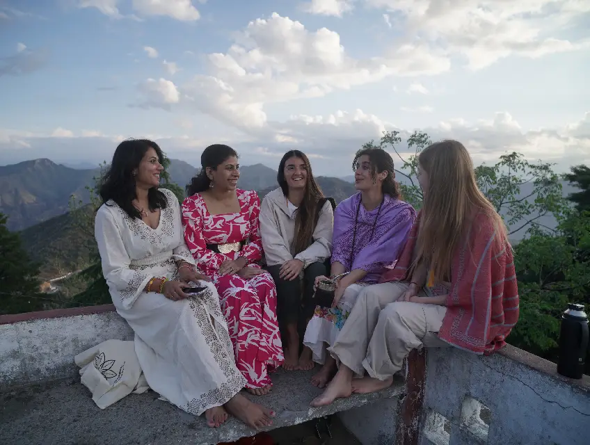 Students on excursion to kunjapuri on sunday